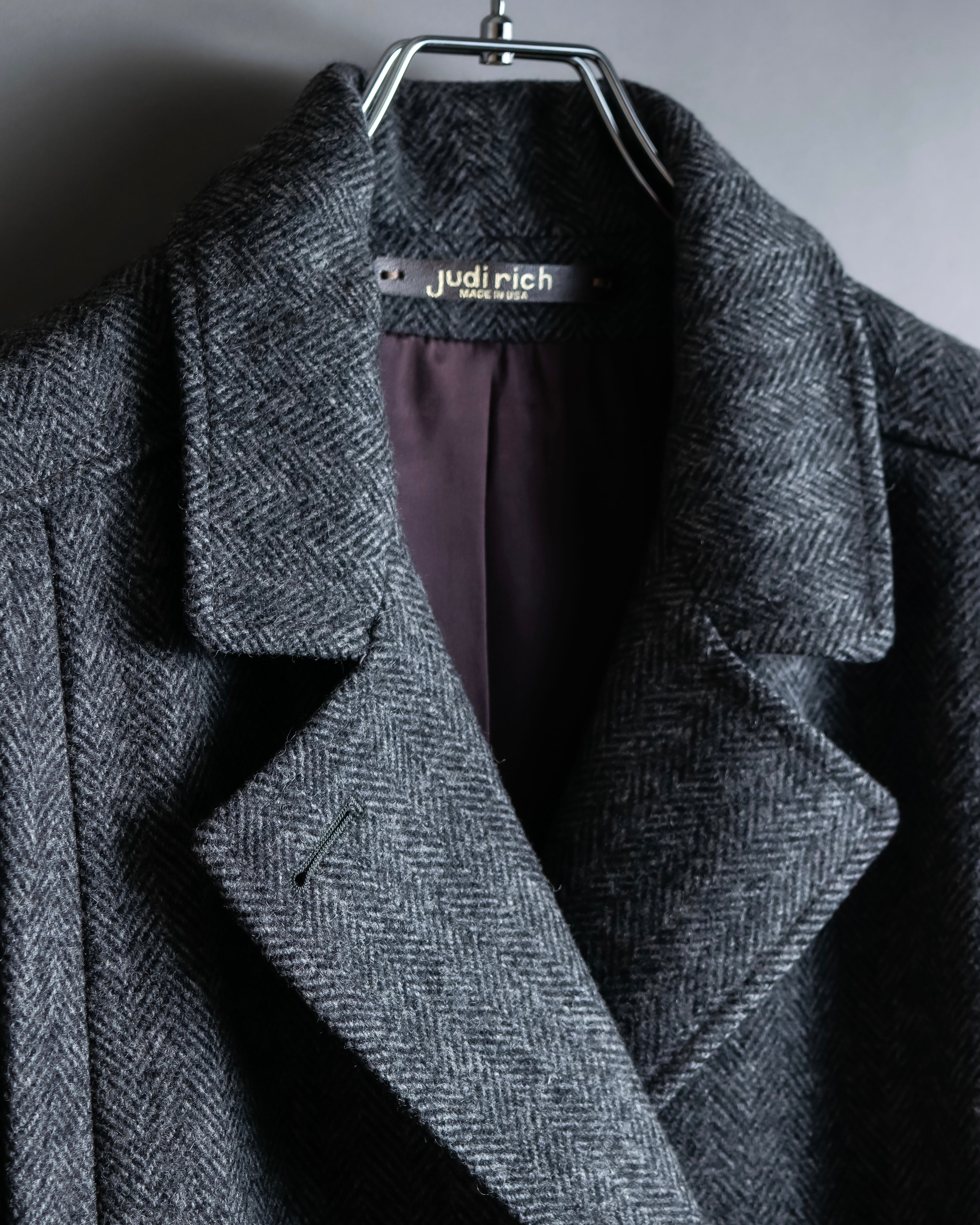 “Judi Rich” Beautiful tweed double breasted coat