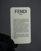“FENDI” 2010’s Architectural grained leather 3Jours bag