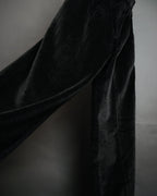 “Christian Dior MONSIEUR” 80’s-90’s Velour two tuck wide trousers