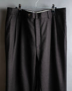 "Vintage wide tapered double-finished slacks"
