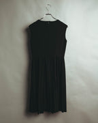 "Max Mara Studio" 00's-10's Elegant sleeveless pleated midi dress