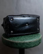 "YVES SAINT LAURENT" Glossy leather easy boston bag