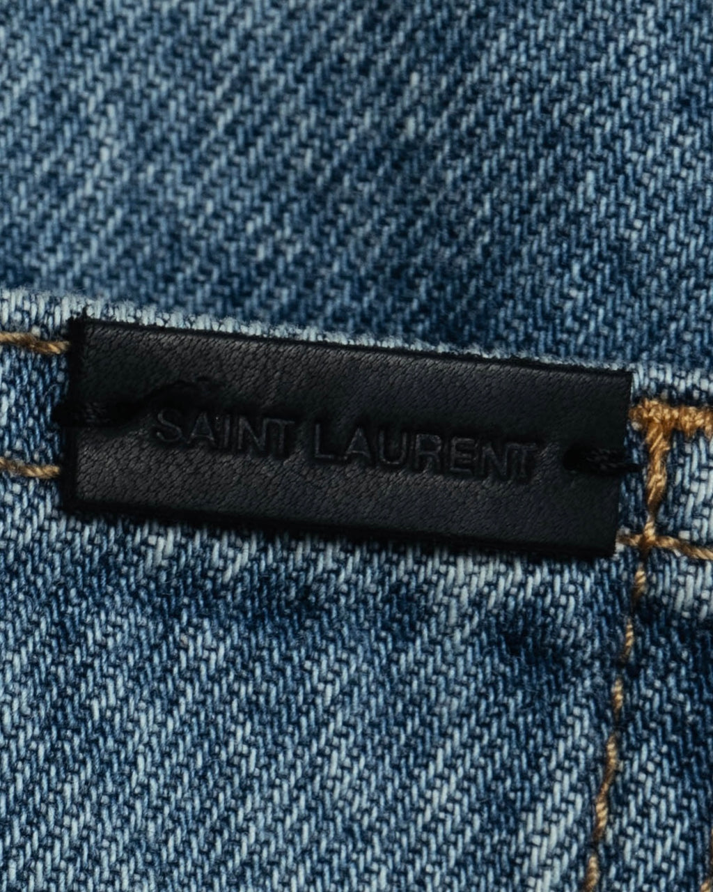 -SPECIAL- “SAINT LAURENT” 2023’s Long extreme baggy faded denim jeans