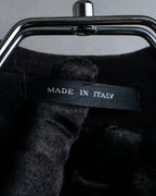 "EMPORIO ARMANI" Single-breasted oversized chester coat