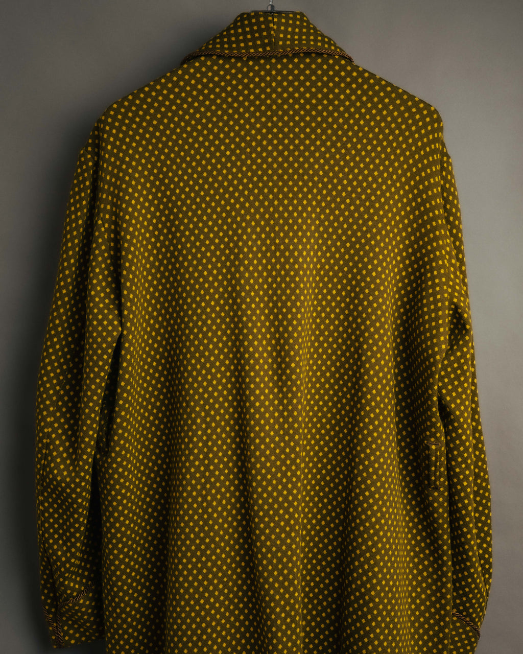 -MOOD Vintage Collections- 80’s Geometric pattern knit gown coat