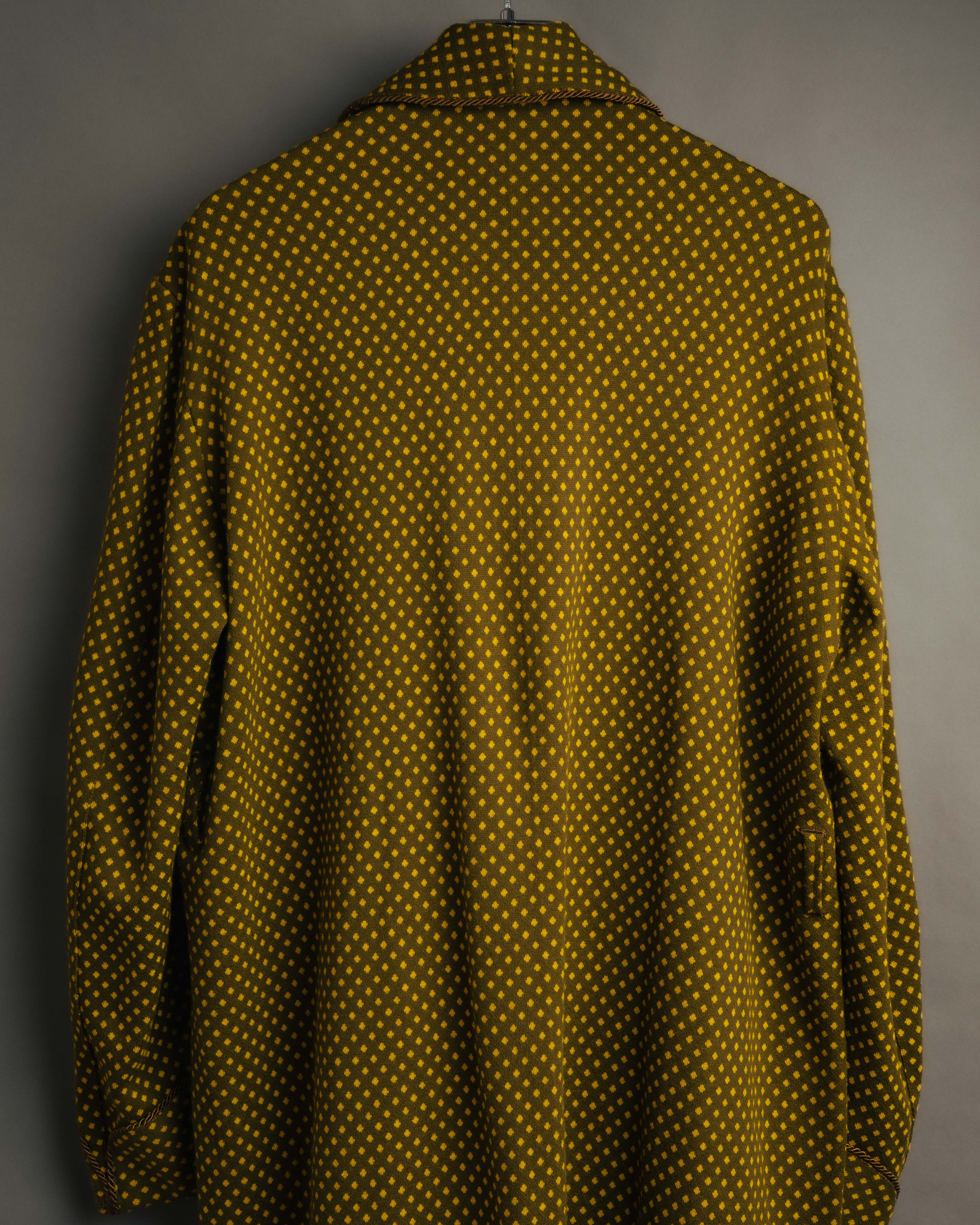 -MOOD Vintage Collections- 80’s Geometric pattern knit gown coat