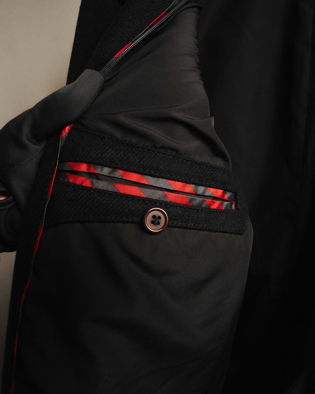 “MOSCHINO” 90’s-00’s wool cashmere tailored long coat