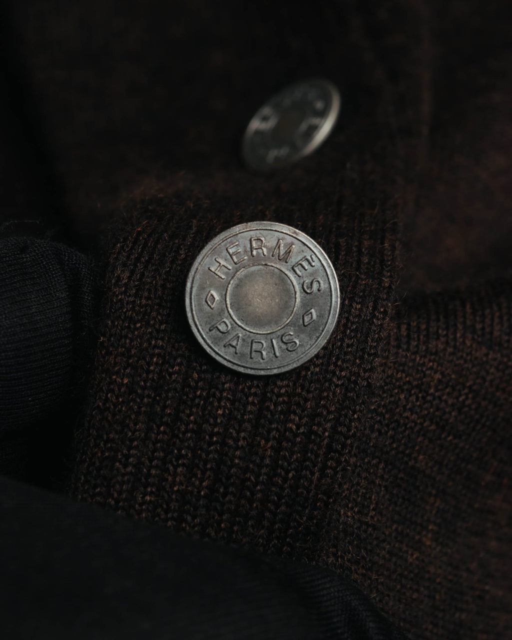 -SPECIAL- “HERMES” 00’s Cashmere cardigan and sleeveless knit twin set