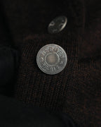-SPECIAL- “HERMES” 00’s Cashmere cardigan and sleeveless knit twin set