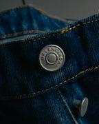 “Balenciaga” 2016-18’s tapered denim pants with neon back patch