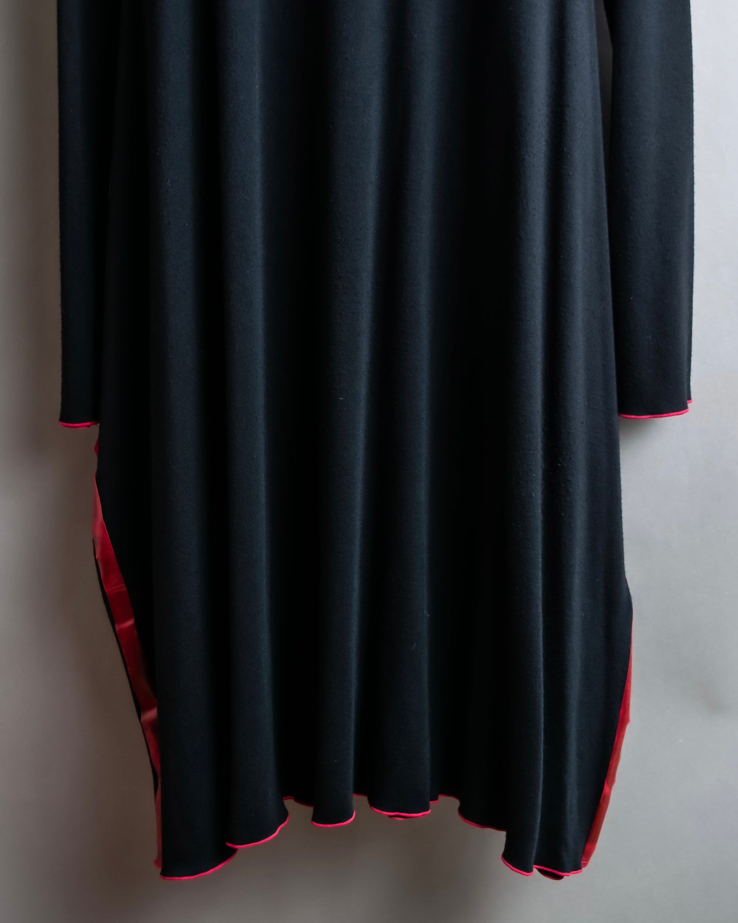 "JEAN PAUL GAULTIER" Separate drawstring design V-neck long length pullover