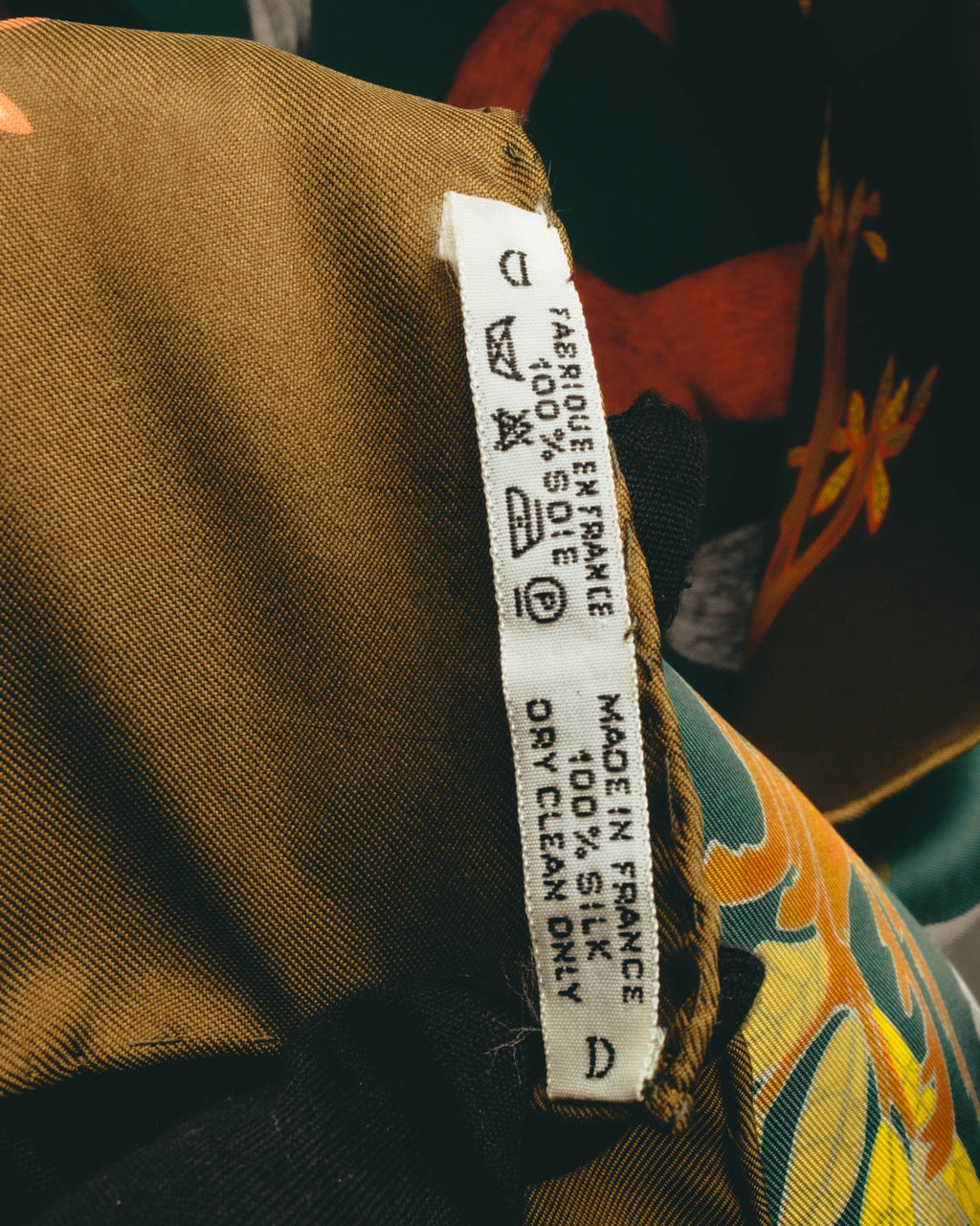 "Hermès" 90's Playful alphabet silk scarf