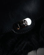 "MARNI" 2011 winter edition shearling fur shoulder bag