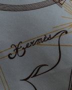 "HERMES" La Musique des Sphères petit carre scarf
