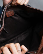 "GUCCI" GG canvas horsebit detail shoulder bag