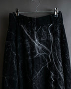 "Alviero Martini" Brushed marble pattern flared skirt