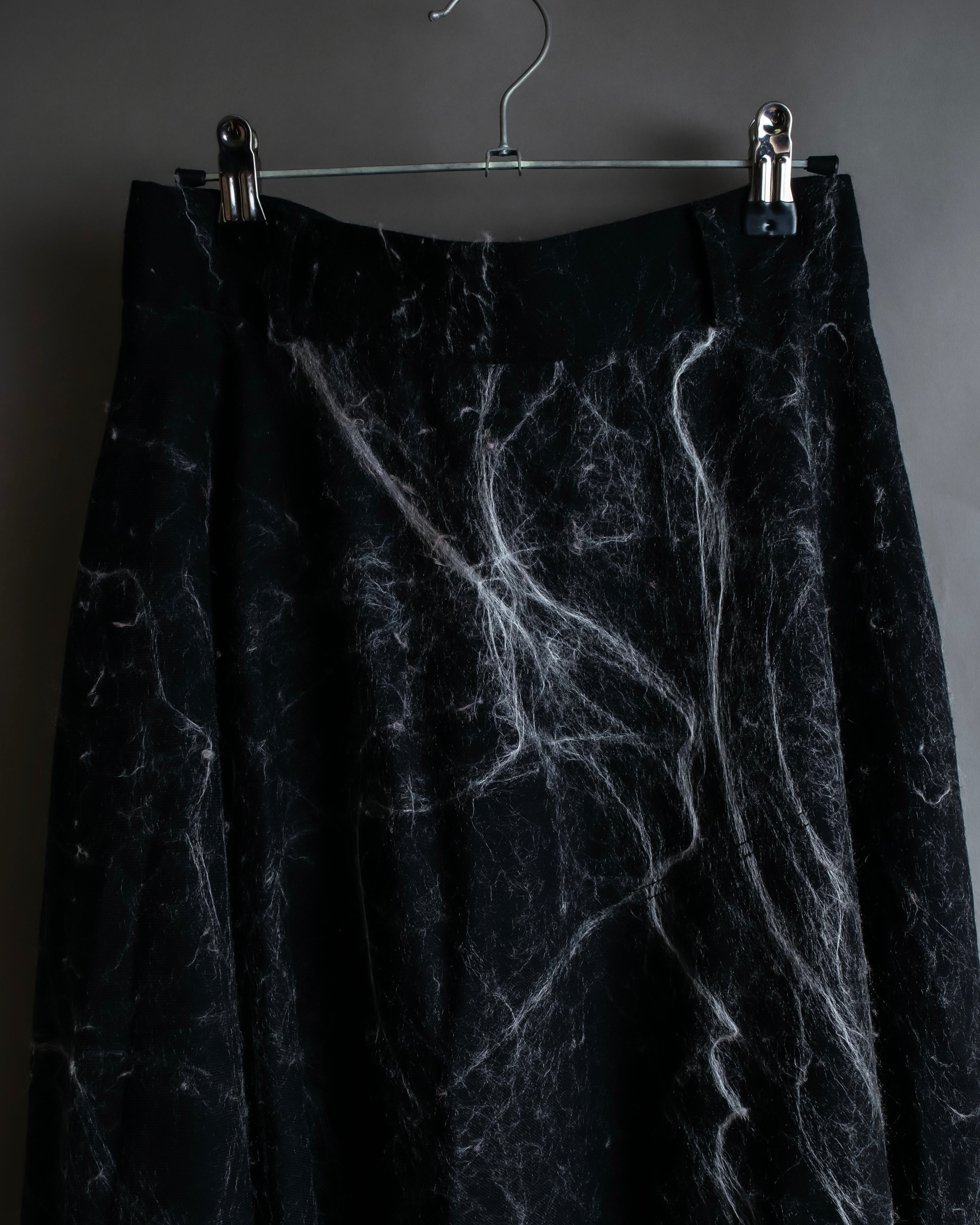 "Alviero Martini" Brushed marble pattern flared skirt