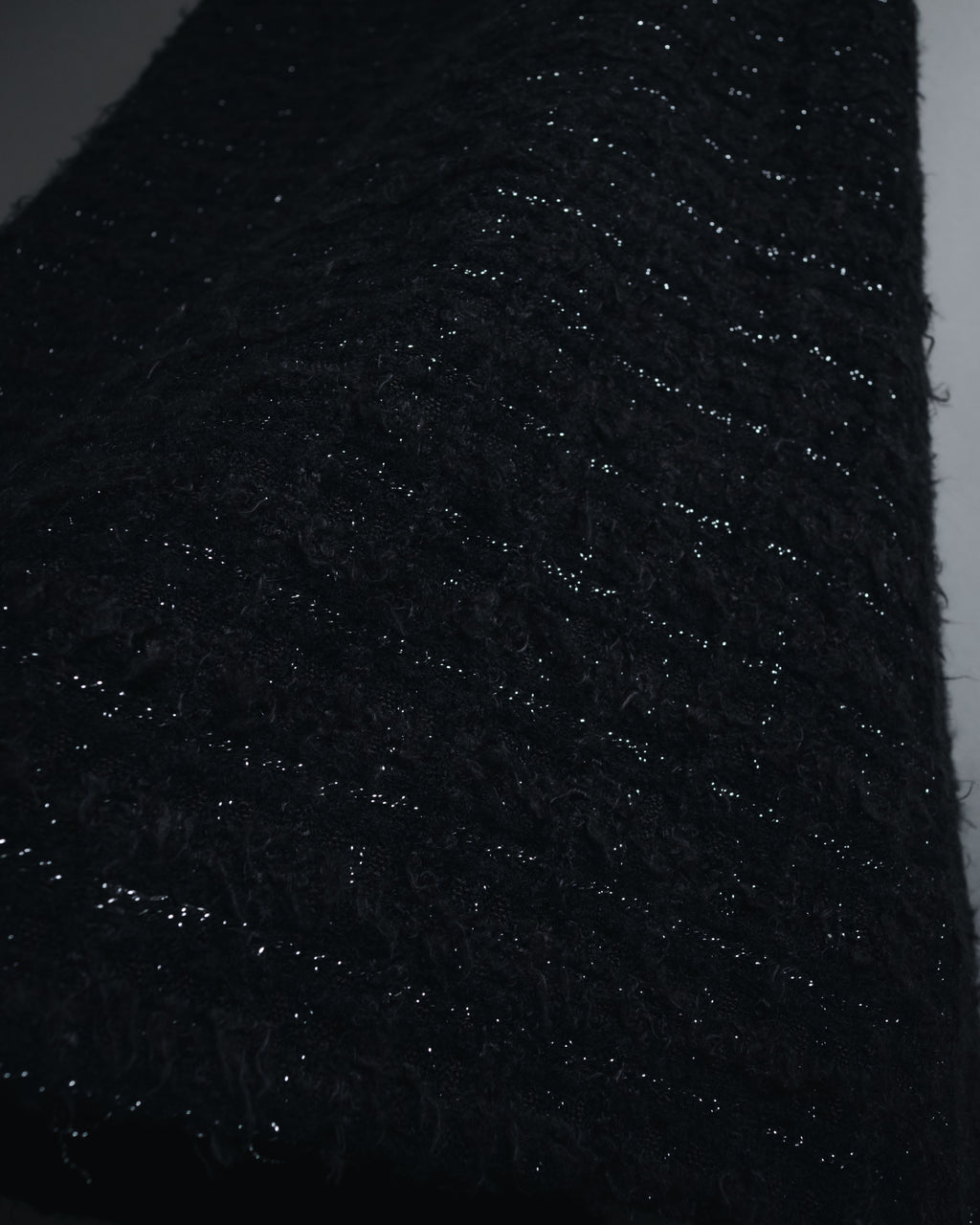 "tricot COMME des GARÇONS" 01AW textured tweed midi skirt