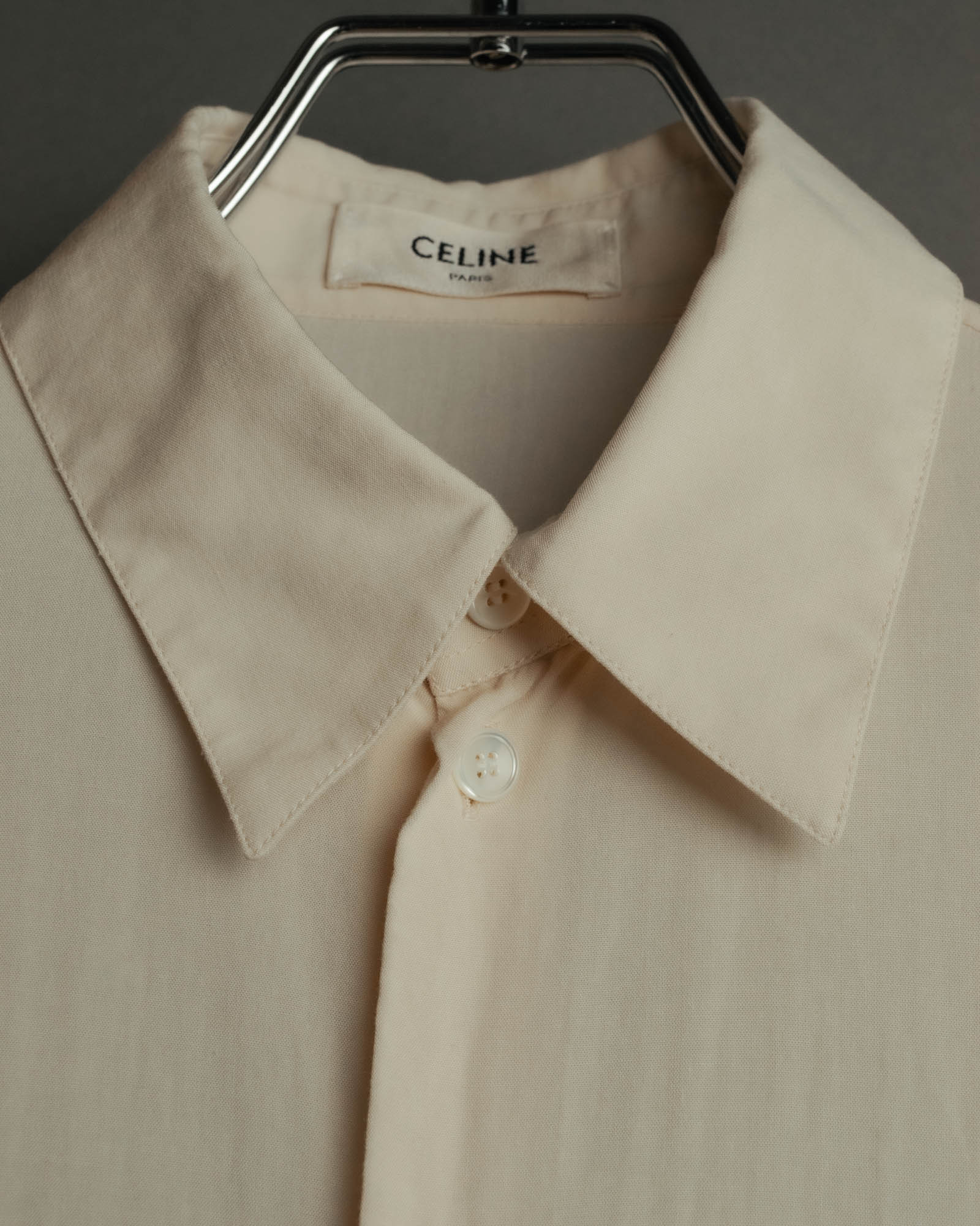 “CELINE” 2019-2024 Short length viscose shirt