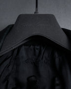 -SPECIAL- "Rick Owens" 15AW Beautiful wrinkles front zip leather jacket