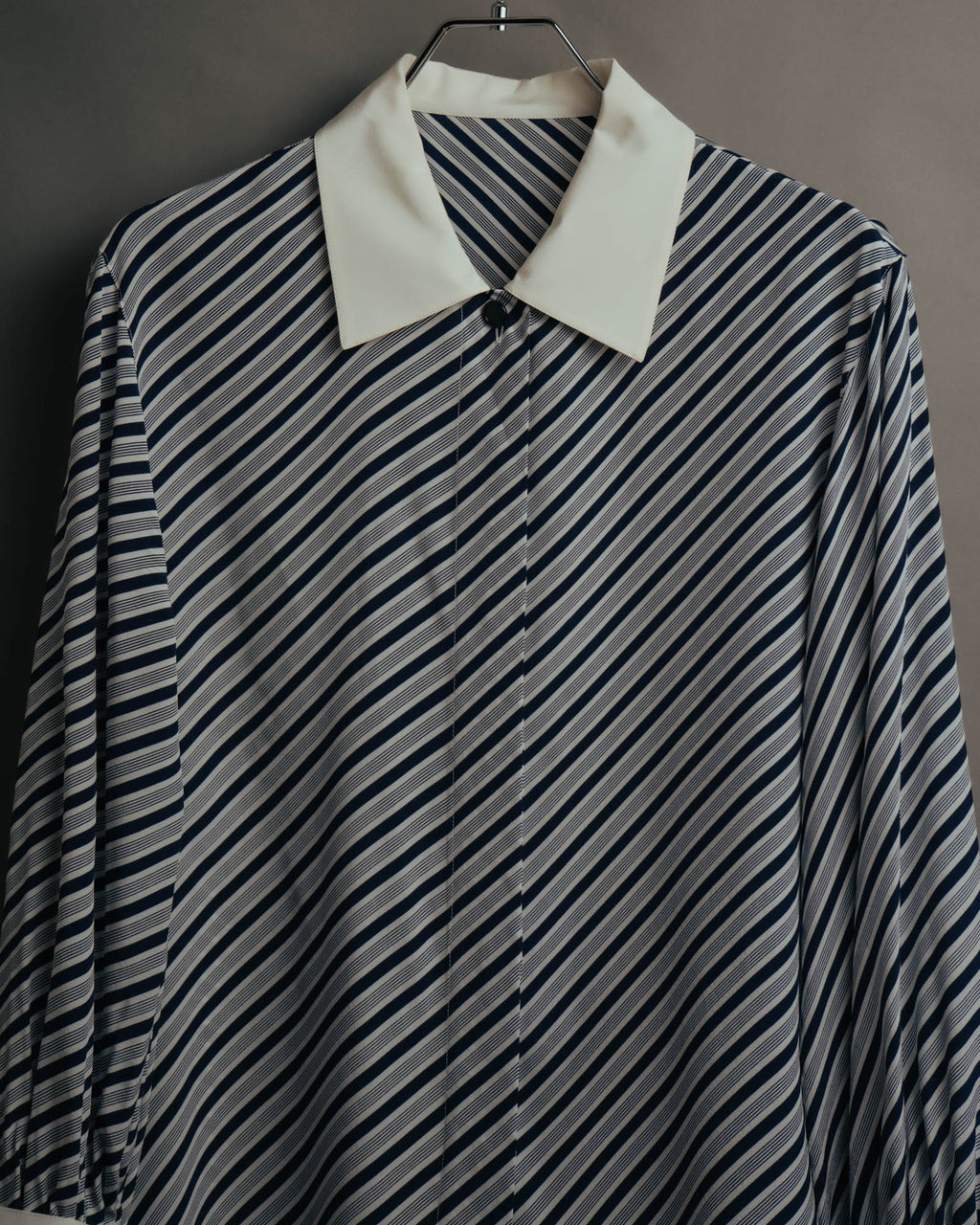 "Christian Dior" 80's-90's Striped silk blouse