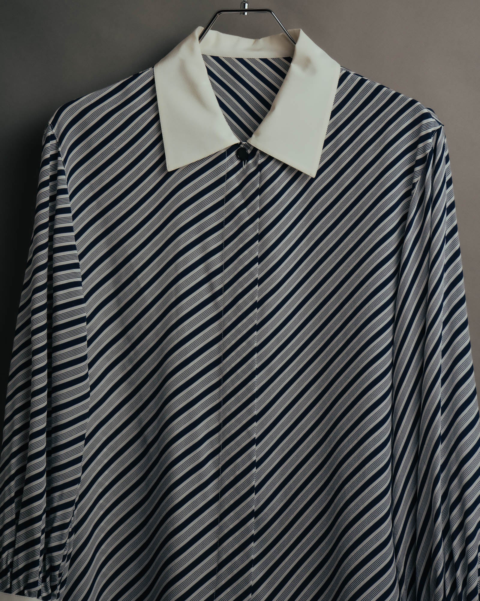 "Christian Dior" 80's-90's Striped silk blouse