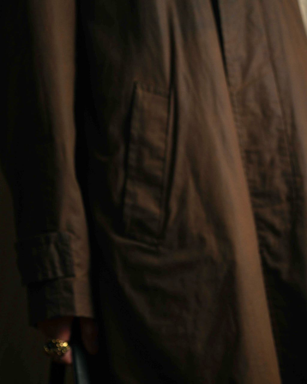 "COMME des GARCONS HOMME"
03AW corduroy collar design stand collar long coat