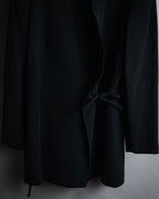 "Max Mara" 00’s Minimalist wrap-front structured jacket