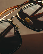 -SPECIAL- “GUCCI” 2010’s Oversized titanium and acetate sunglasses