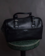 "BURBERRY" Refined design mini Boston leather bag