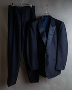 "CHRISTIAN DIOR MONSIEUR" Satin switching design tuxedo dress set up