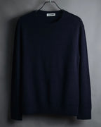 "JIL SANDER" 2019 Refined new minimal wool crewneck knit