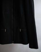 "GIORGIO ARMANI" Minimal design double zip-up jacket