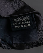 "JEAN PAUL GAULTIER HOMME" Geometric polka dot silk tie