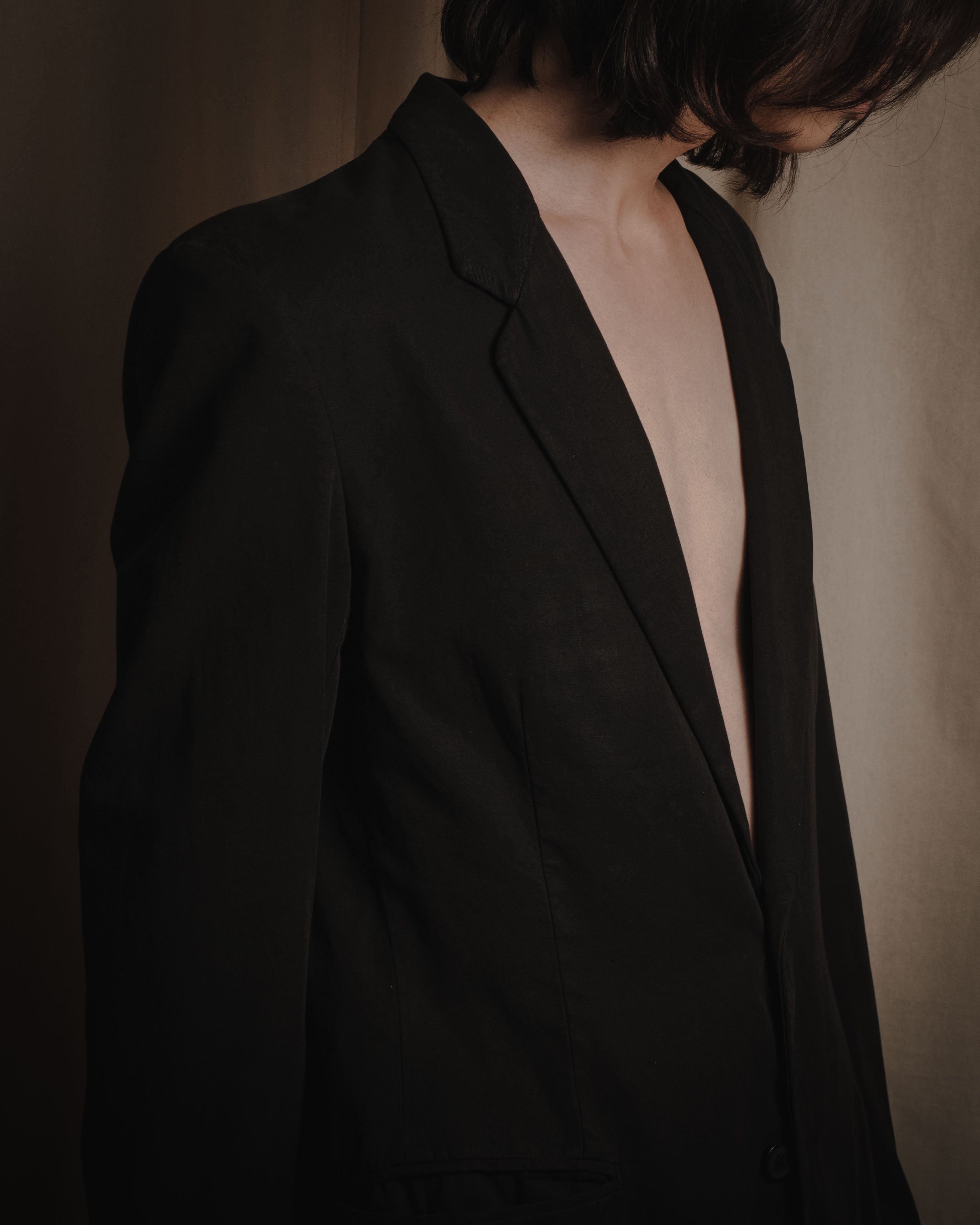 "Maison Martin Margiela" 2008AW garment-dyed tailored jacket