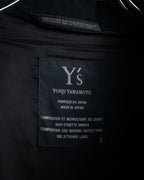 -SPECIAL- "Y's" 15AW Cape design panel oversized stand collar coat