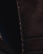 "BOB" Brushed wool single-breasted coat