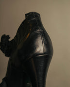 -SPECIAL- “CHANEL“ 2005-06 Paris-New York ruffle leather pumps
