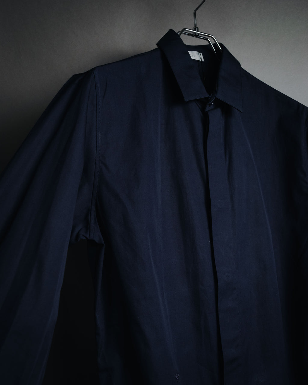 "Dior" 2017 AW Minimal fly-front bee-embroidered shirt