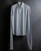 "MAISON MARGIELA" 17AW super long sleeve gimmick cotton shirt