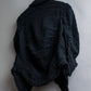 "ISSEY MIYAKE me" Textured material shawl collar short length jacket