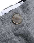 LOEWE/ 2019AW Two Tuck Wool Wide Shorts Gray