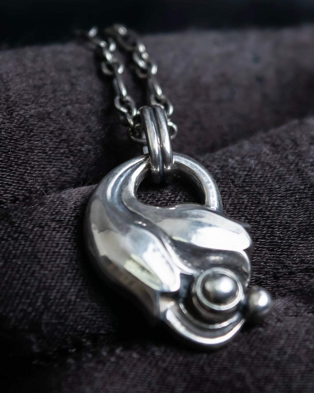 "GEORG JENSEN" Lily of the valley motif earrings