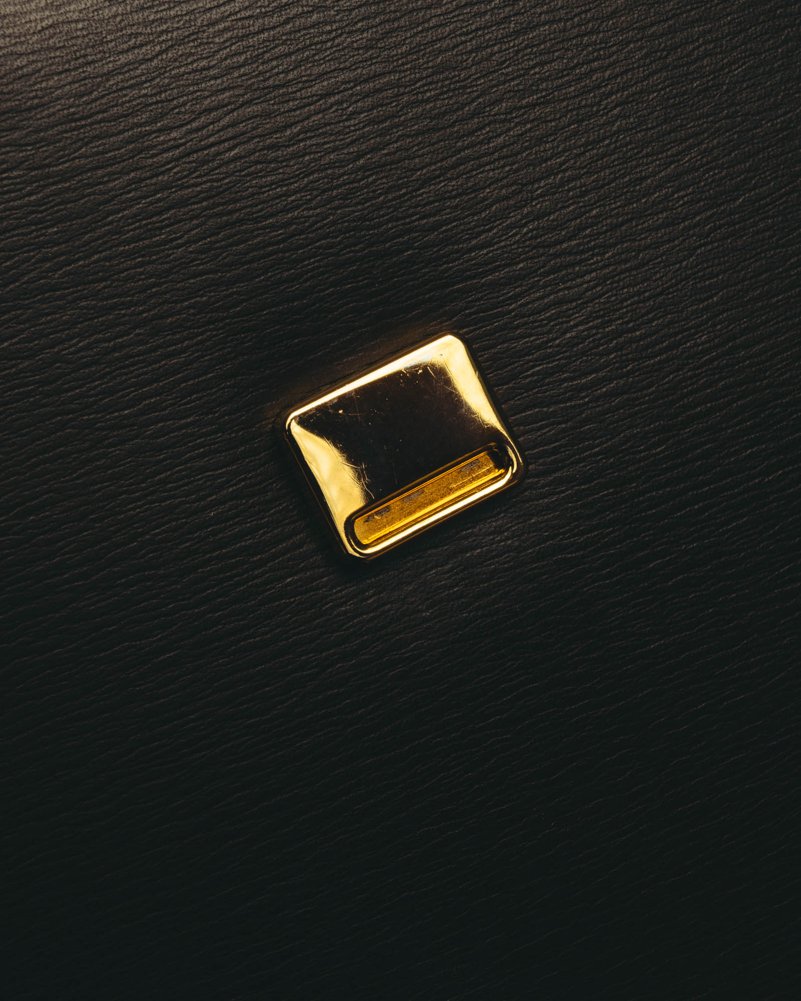 "Thierry Mugler" 80's-90's Architectural leather shoulder bag