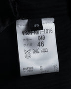 "JEAN PAUL GAULTIER" 90's Geometric lace design tailored vest