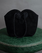 “Salvatore Ferragamo” 90’s Knot handle suede bag
