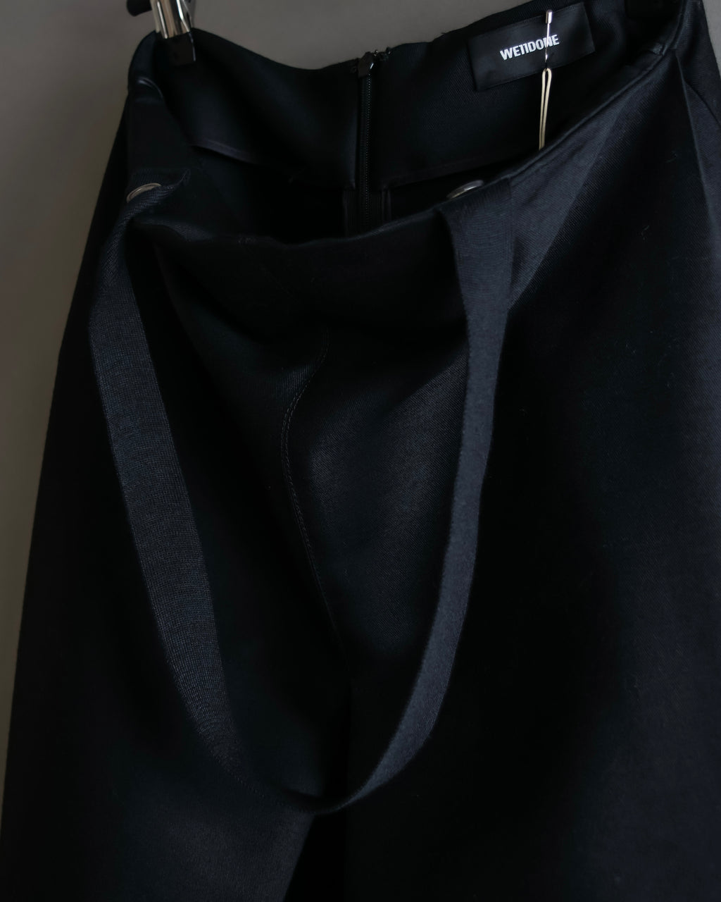 "WE11DONE" Flare silhouette super maxi skirt