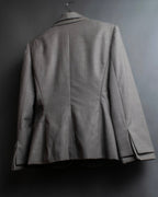 "Christian Dior" Double shawl collar design tailored jacket
