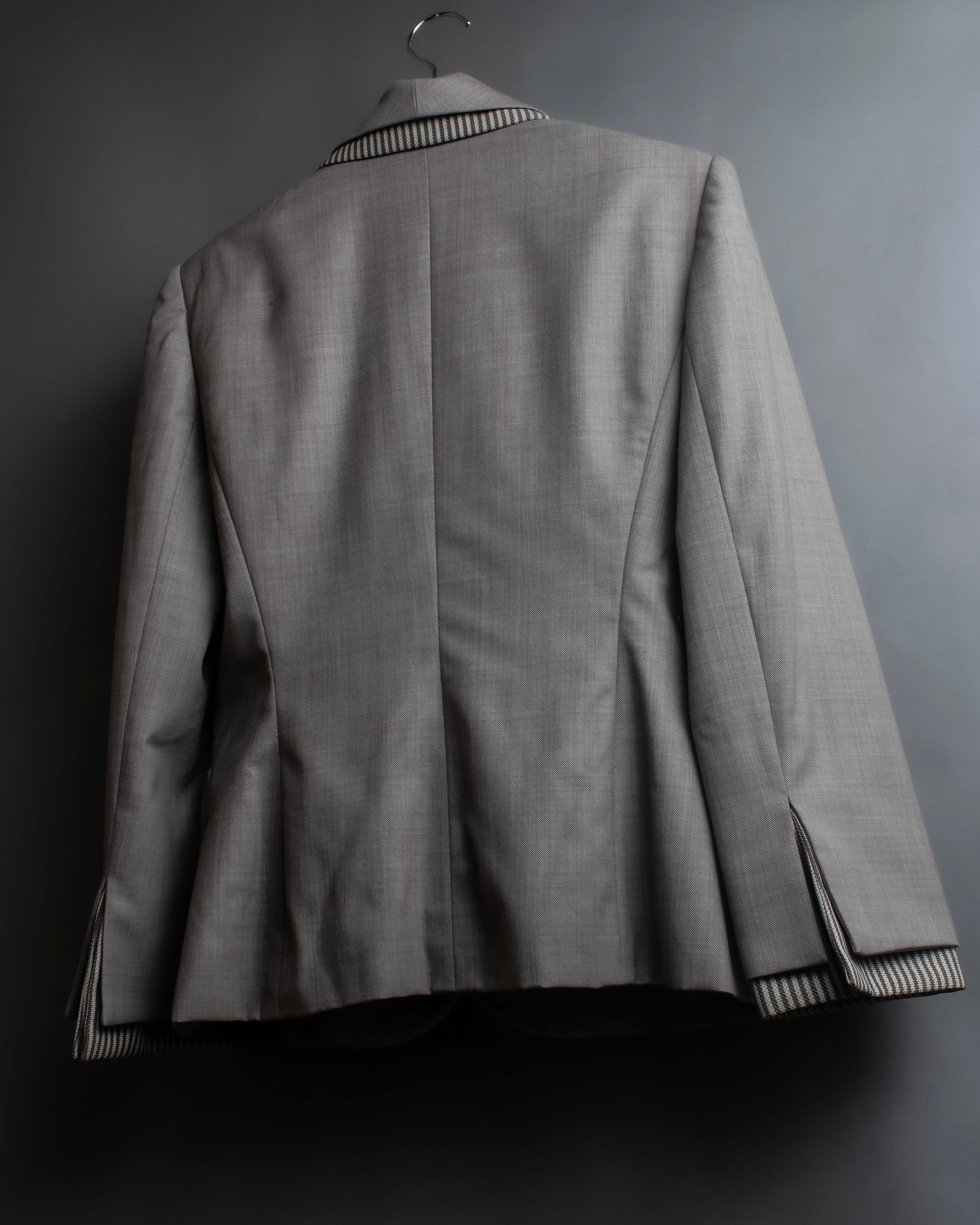 "Christian Dior" Double shawl collar design tailored jacket