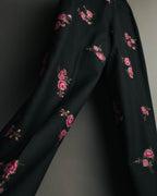 “RED VALENTINO” 2020 Floral jacquard tapered trousers